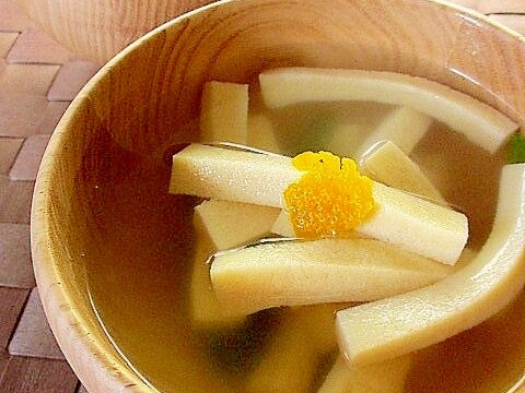 白だしで簡単♪高野豆腐のお吸い物